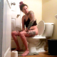 A girl with tattoos sits down on a toilet, farts, takes a piss then shits with some very subtle plop sounds. Some nose-picking going on as well for those of you who may be interested. Presented in 720P HD. About 6 minutes.
